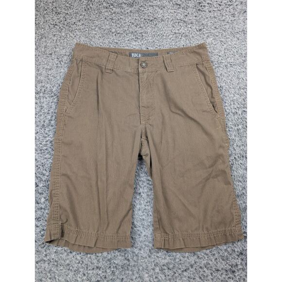 BKE Buckle Shorts Men 29 Brown Outdoor Hiking Preppy Normcore Casual Chino - Picture 2 of 9